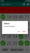 Bingo Card screenshot 1