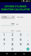 Oxygen Duration Calculator screenshot 1