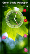 Green Leaf Live Wallpaper HD screenshot 0