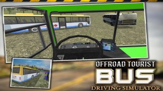 Offroad Tourist Bus Mengemudi screenshot 0