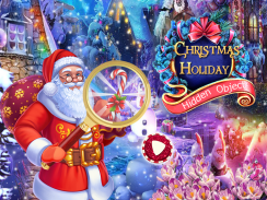 Hidden Objects Christmas Holiday Puzzle Games screenshot 1