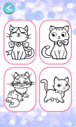 Cute Kitty Coloring Glitter screenshot 4