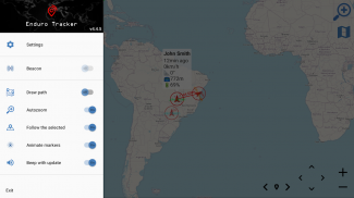 Enduro Tracker - GPS трекер в реальном времени screenshot 11