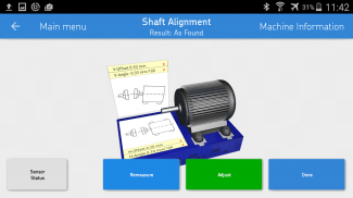 SKF Shaft alignment screenshot 1
