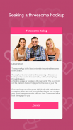 Threesome Dating App for Swingers, Couples - 3Sum screenshot 1