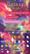 Galaxy Emoji keyboard Theme screenshot 1