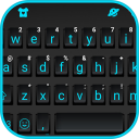 Tema Keyboard Black Simple