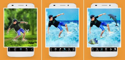 Water photo editor and frames