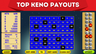 Keno Lucky Numbers Bonus Casino Games screenshot 5