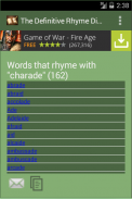 The Rhyme Dictionary screenshot 1