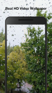 3d Raindrops Live Wallpaper screenshot 1