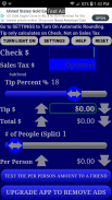 Restaurant Tip Calculator Free screenshot 0