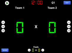 Virtual Scoreboard - บาสเก็ตบอล ฟุตบอล และอีกมาก screenshot 4