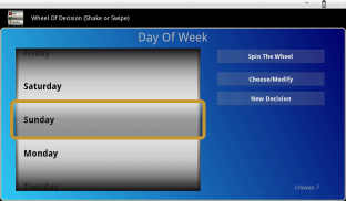 Wheel Of Decision screenshot 1