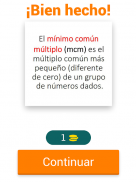 mcm - mínimo común múltiplo screenshot 9