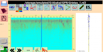 Ground-penetrating radar. GPR. screenshot 5