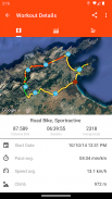 Sportractive GPS Running Cycling Distance Tracker screenshot 1