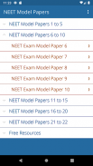 NEET Model Papers screenshot 2