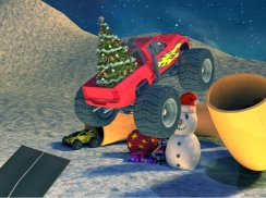 Extreme x-mas car stunt racing screenshot 11