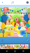 Compleanno Creatore Di Video Con Foto E Musica screenshot 5