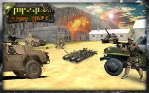 3D Army Missile Launcher Truck screenshot 4