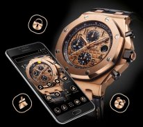 Gold Luxury Legendary Watch Theme screenshot 5