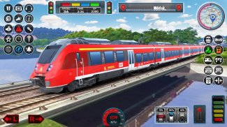 城市列车模拟器2019年：免费列车游戏3D screenshot 12