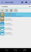 Zürich Offline Stadtplan screenshot 1