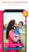 Birthday Video Maker with Song screenshot 0