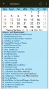 US Calendar with holidays 2017 screenshot 0
