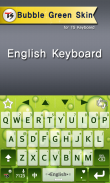 Bubble Green for TS keyboard screenshot 1