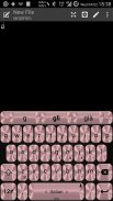 Keyboard Theme Metallic Pink screenshot 5