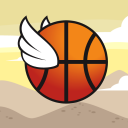 Fliegender Basketball