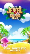 Jewel Island Blast - Match 3 Puzzle screenshot 0