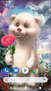 Bear Baby Flower LWP screenshot 2