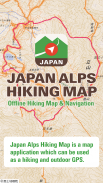 Japan Alps Hiking Map screenshot 2