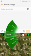 Green Military Keyboard screenshot 3