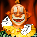 Clown Coloring Book Color Game Icon
