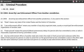 Kansas Statutes, KS Laws  code screenshot 6