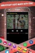 Anniversary Photo Video Maker with Music screenshot 2