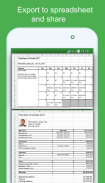 Green Timesheet - shift work log and payroll app screenshot 15