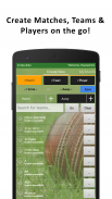 Chauka Cricket Scoring App screenshot 1