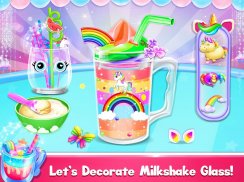Unicorn Sữa đánh Maker: Frozen Uống Games screenshot 0