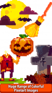 Halloween Pixel Art Coloring screenshot 7