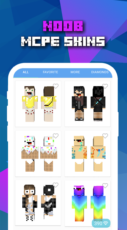 Noob Skins Minecraft PE APK for Android Download