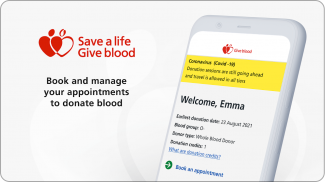 NHS Give Blood screenshot 0