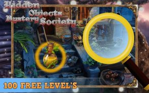 Hidden Objects Mystery Society Games 100 levels screenshot 0