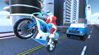 Santa Claus Motorbike Race screenshot 0