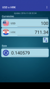 US Dollar to Croatian Kuna screenshot 2