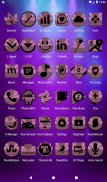 Lilac Purple & Black Icon Pack screenshot 5